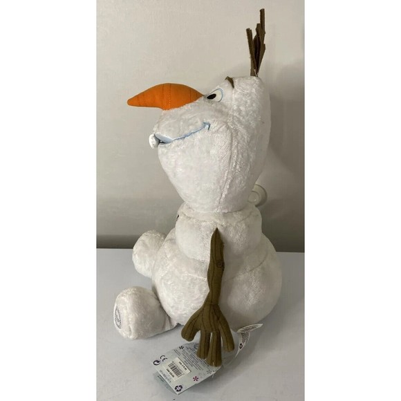 Frozen Olaf Plush Disney Store Genuine Authentic Stuffed Animal 16 in Snowman - Picture 4 of 14